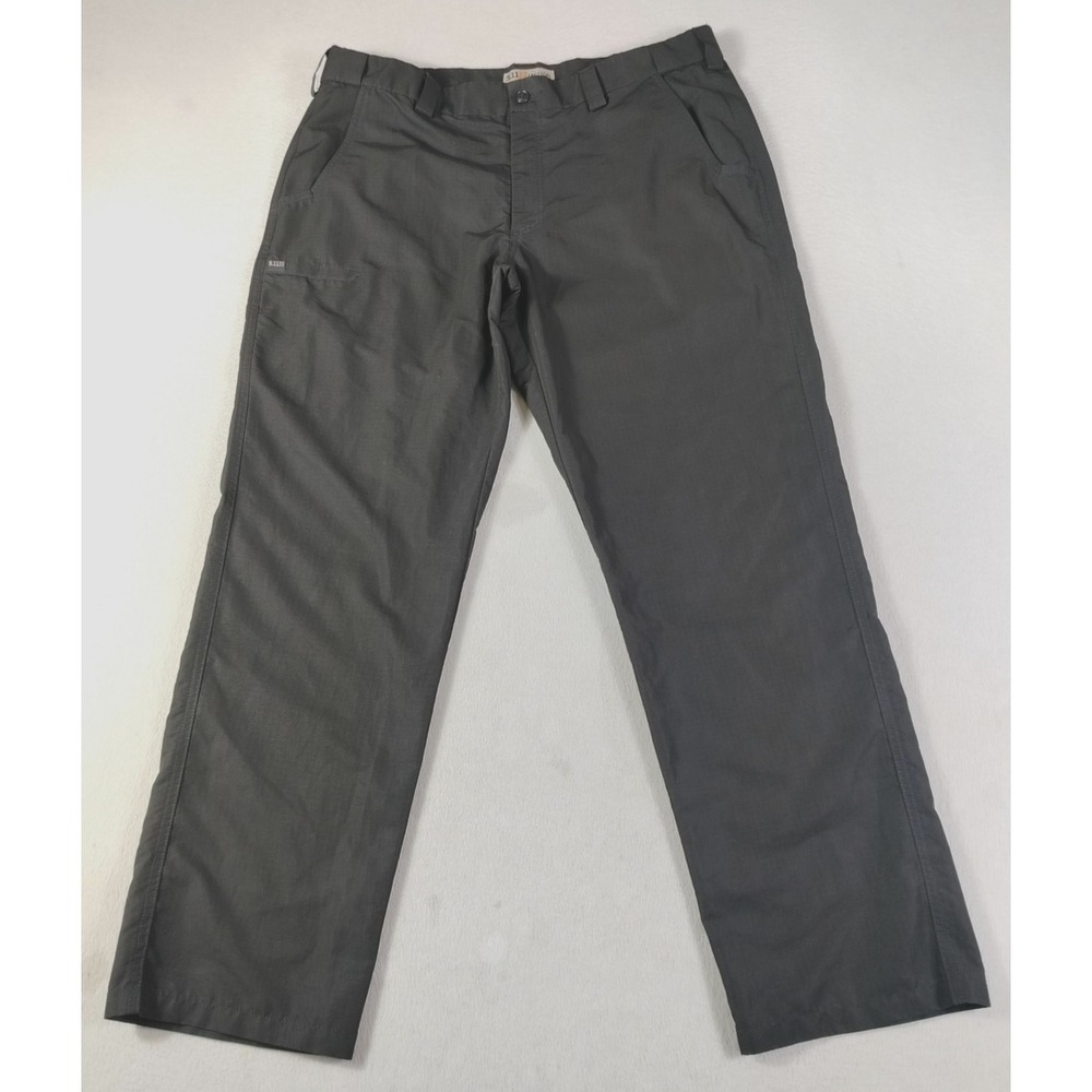 5.11 Tactical Pants Mens 38 Black Polyester Ripstop Tactical Workwear Fast‎ Tac